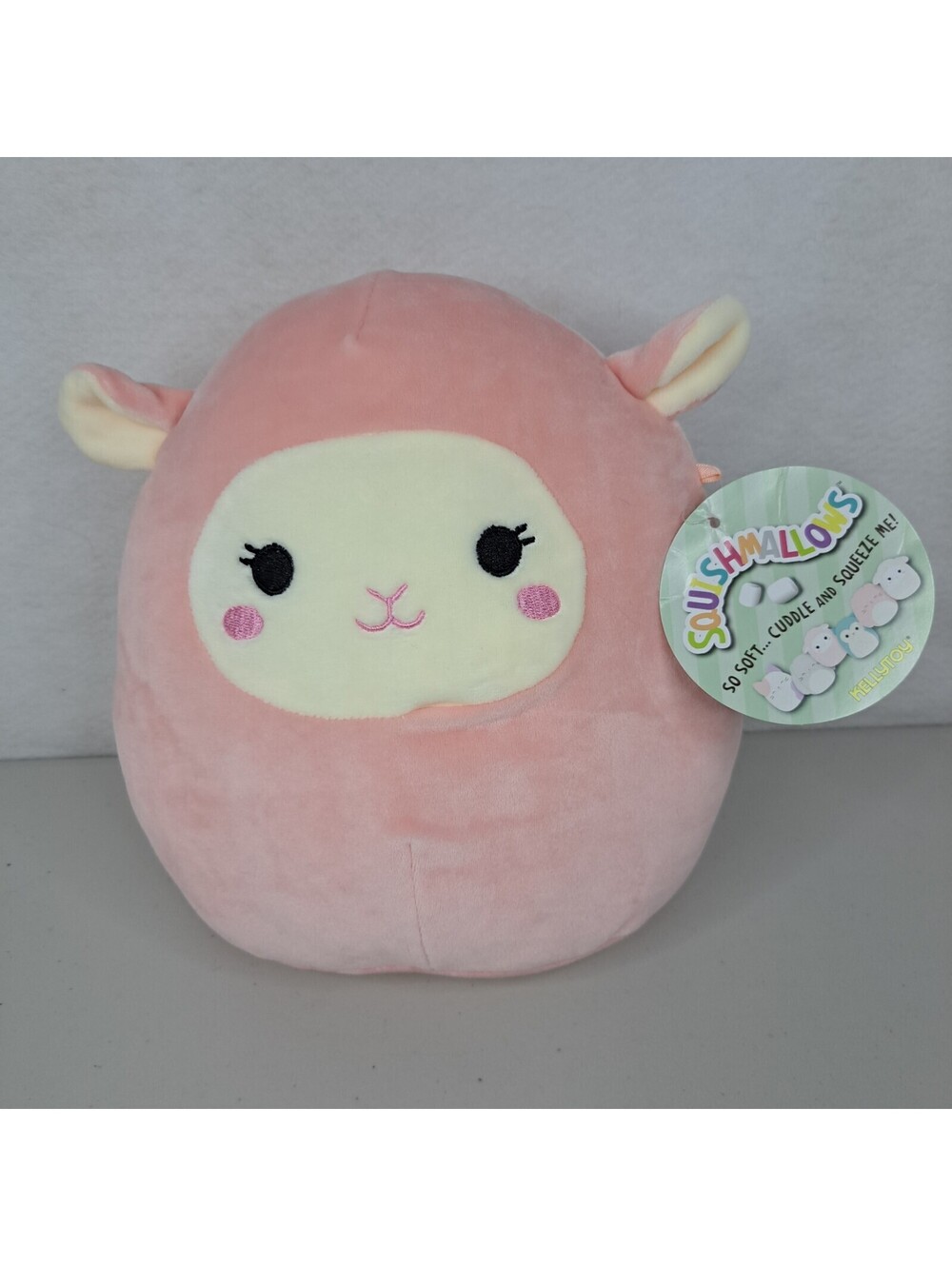 Squishmallows 8" Elsa the Pink Lamb Sheep Stuffed Animal Plush 2018 Easter